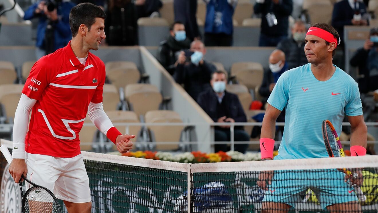 Rafael Nadal y Novak Djokovic