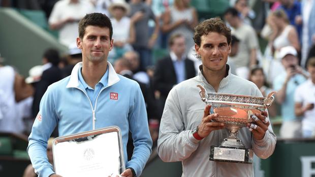 Rafael Nadal y Novak Djokovic