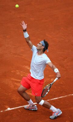 Imagen Rafael Nadal jugando al tenis