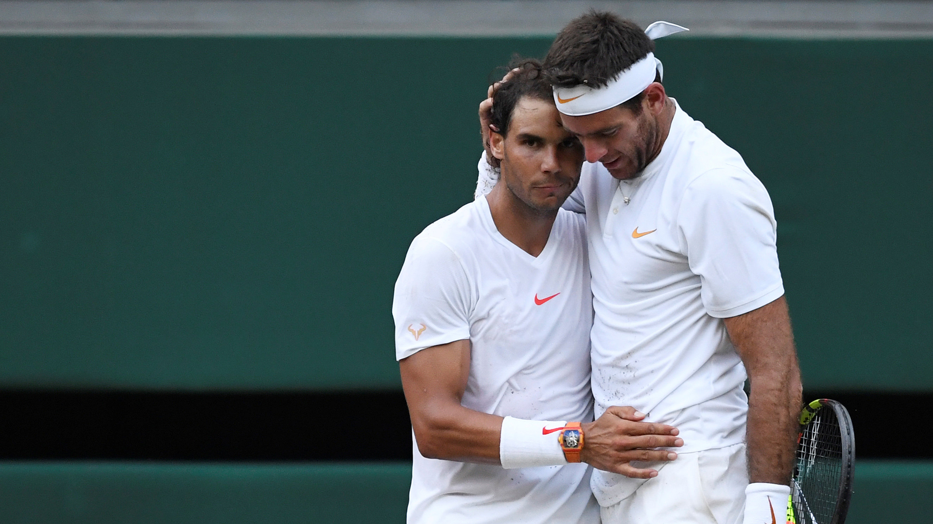 Rafael Nadal y Del Potro