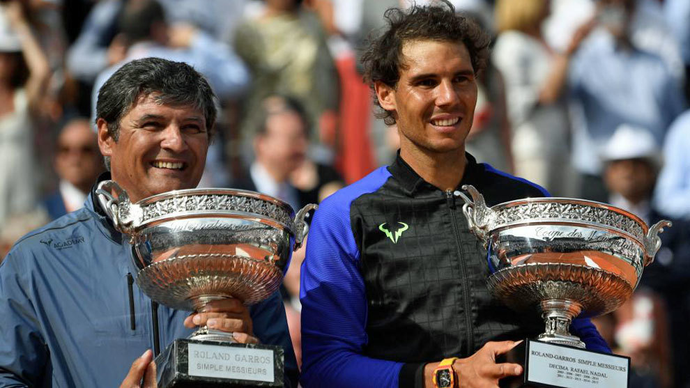 Rafael Nadal y Toni Nadal