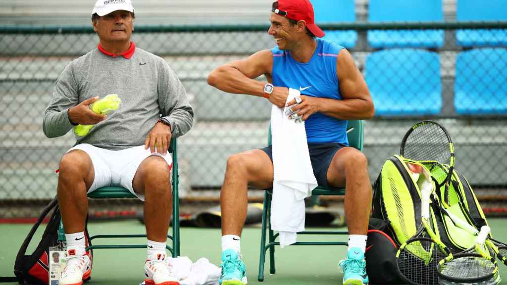 Rafael Nadal y Toni Nadal