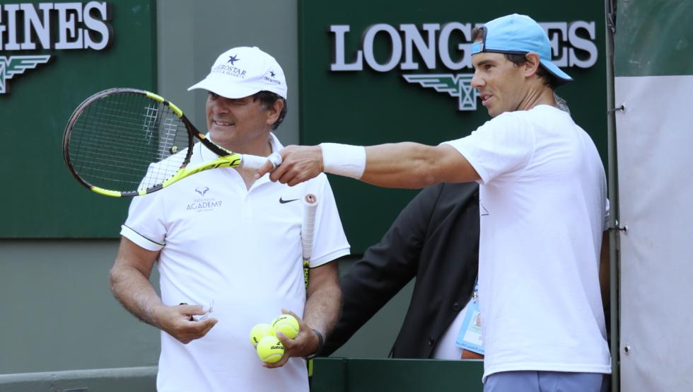 Rafael Nadal y Toni Nadal