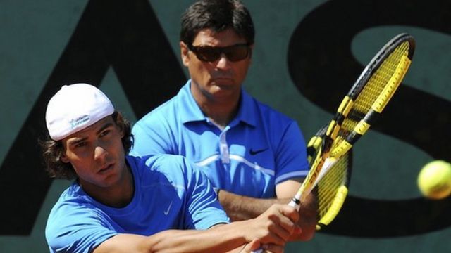 Rafael Nadal y Toni Nadal