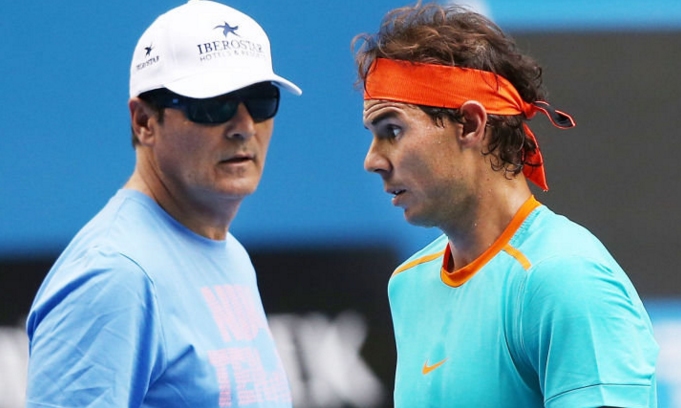 Rafael Nadal y Toni Nadal