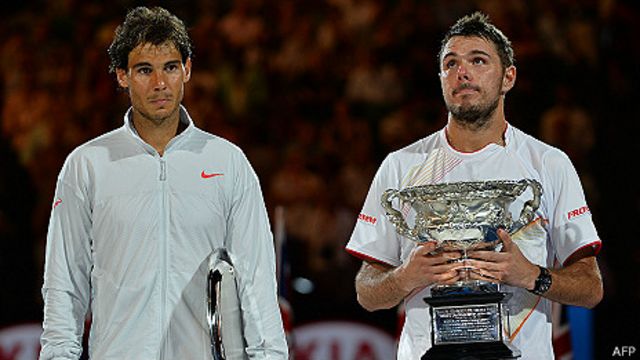 Rafael Nadal y Wawrinka