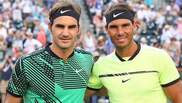 Rafael Nadal y Roger Federer