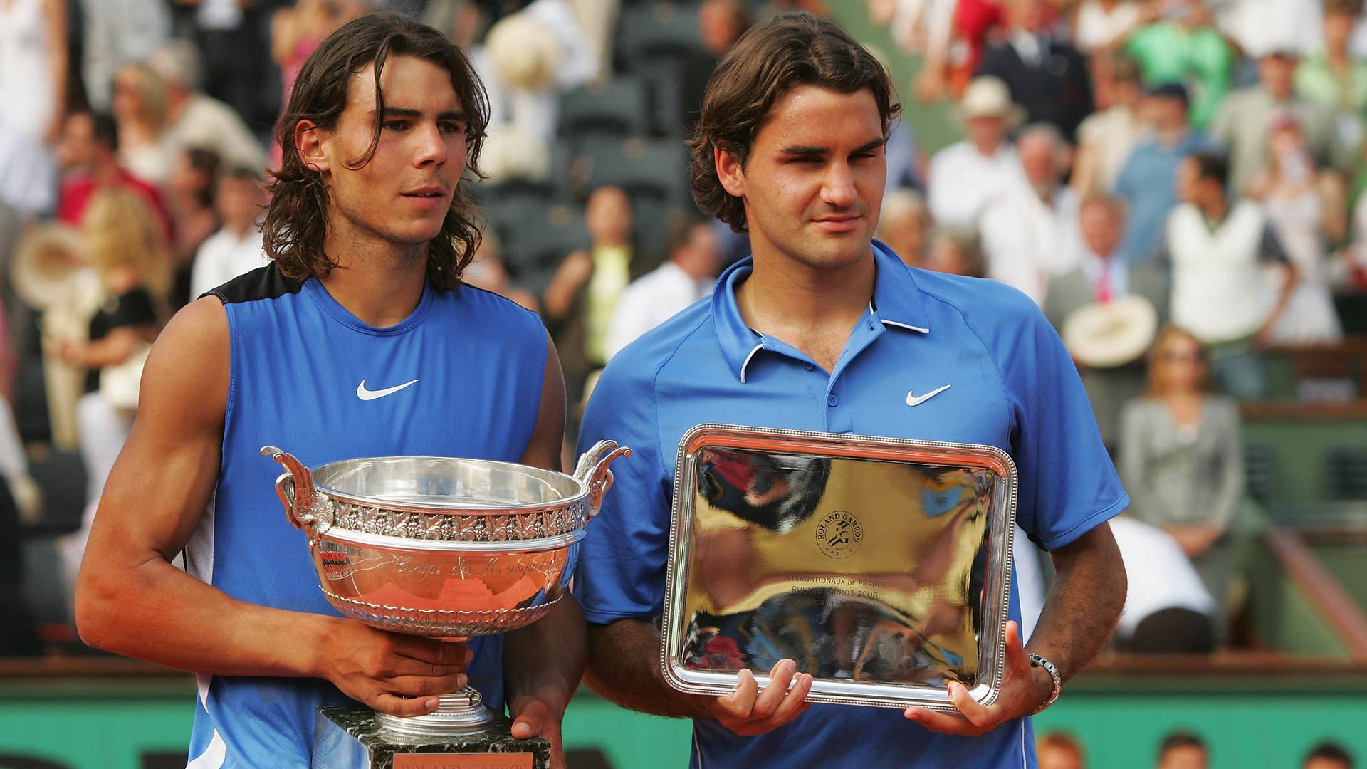 Rafael Nadal y Roger Federer